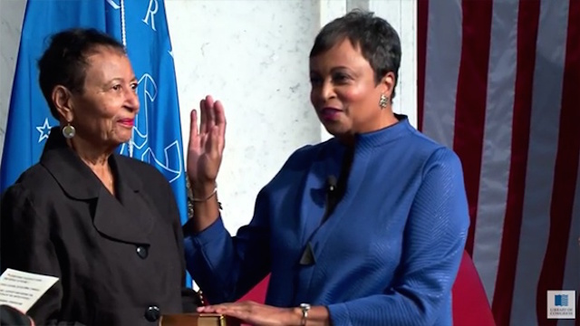 Carla Hayden swearing-in ceremony as Head of the Library of Congress, on Sep 14, 2016