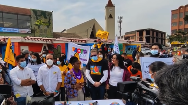 Francia Márquez, First Black Vice President of Colombia in a political rally in Feb 2022