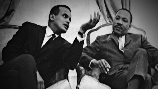 Rev Martin Luther King, Jr. and Harry Belafonte in 1960s