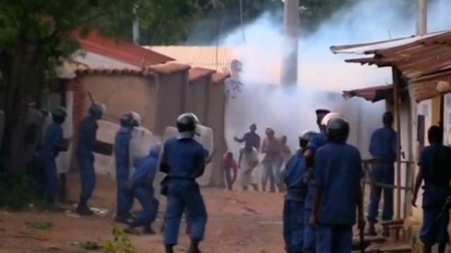 Protests in Burundi against Pierre Nkurunziza seeking third term