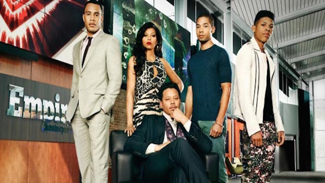 Empire Cast -  Bryshere Gray, Trai Byers, Jussie Smollett, Terrence Howard and Taraji P. Henson. 