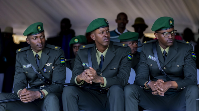 Lt. Ian Kagame's graduation in Kigali, Rwanda, November 3, 2022