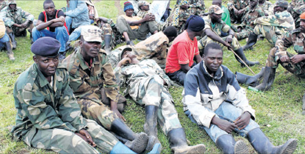 Rwandan backed M23 Congolese rebels in Rwanda after their defeat in 2013, by UN Brigade from Tanzania, Malawi and South Africa