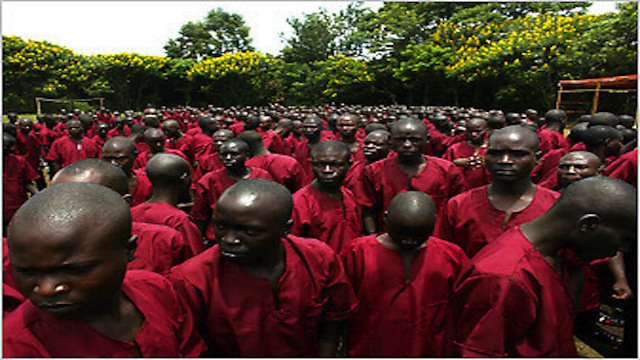 Rwandan Youth in Repression Camps