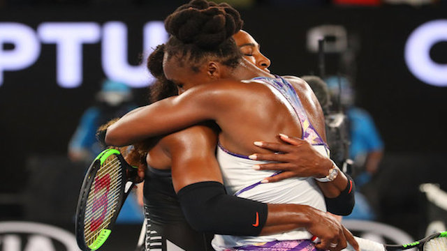 Serena  and Venus Williams in Australia Open 2017