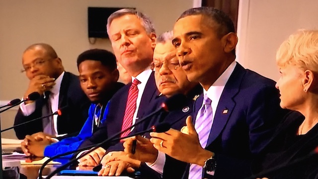 Whitehouse Meeting on Ferguson - Rasheen Aldridge